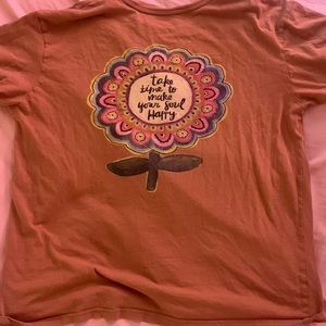 Natural life “take time to make your soul happy” tee